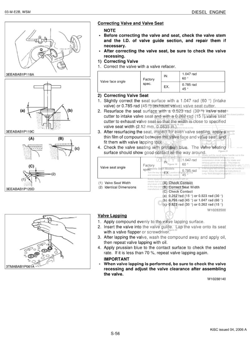 Photo 1 - Kubota 03-M-E2B Series Workshop Manual Diesel Engine 9Y011-02813 in PDF
