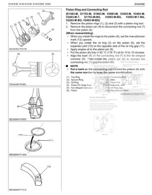 Photo 9 - Kubota 03-M-E3B 03-M-DI-E3B 03-M-E3BG Workshop Manual Engine in PDF
