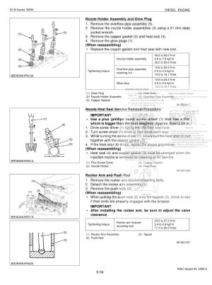 Photo 6 - Kubota 03-M Series Workshop Manual Diesel Engine 9Y011-02132 in PDF