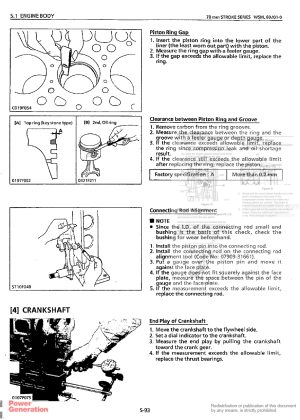 Photo 9 - Kubota 70 mm Stroke Series Workshop Manual Motor in PDF