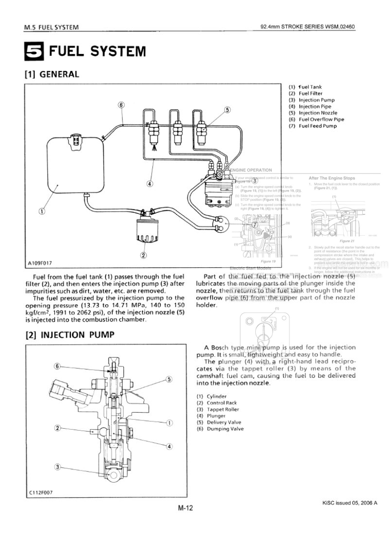 Photo 1 - Kubota 92.4MM Stroke 03 Series Workshop Manual Diesel Engine 9Y011-02460 in PDF