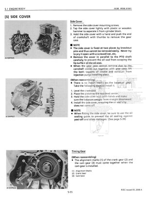 Photo 8 - Kubota AC60 Workshop Manual Diesel Engine 9Y011-01043 in PDF