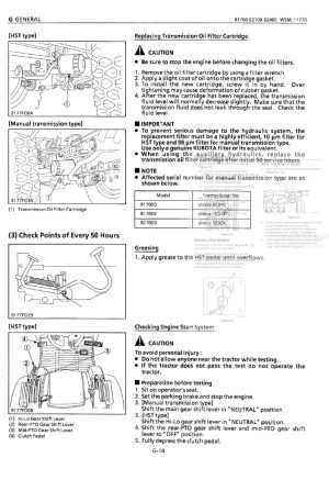 Photo 6 - Kubota B1700HSD B2100HSD B2400HSD B1700D B2100D Workshop Manual Tractor in PDF