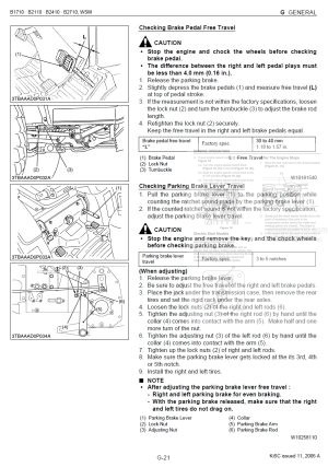 Photo 7 - Kubota B1710 B2110 B2410 B2710 Workshop Manual Tractor in PDF