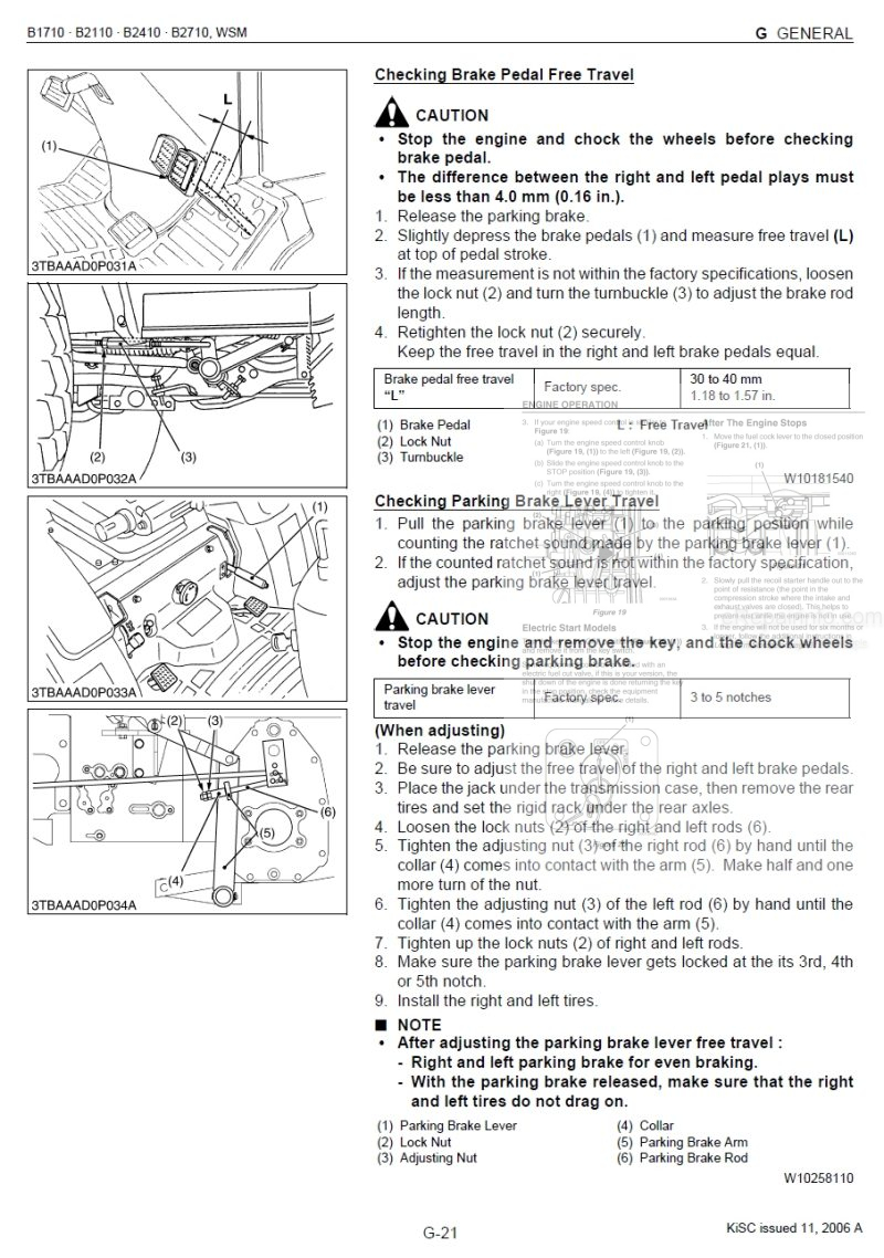 Photo 1 - Kubota B1710 B2110 B2410 B2710 Workshop Manual Tractor in PDF