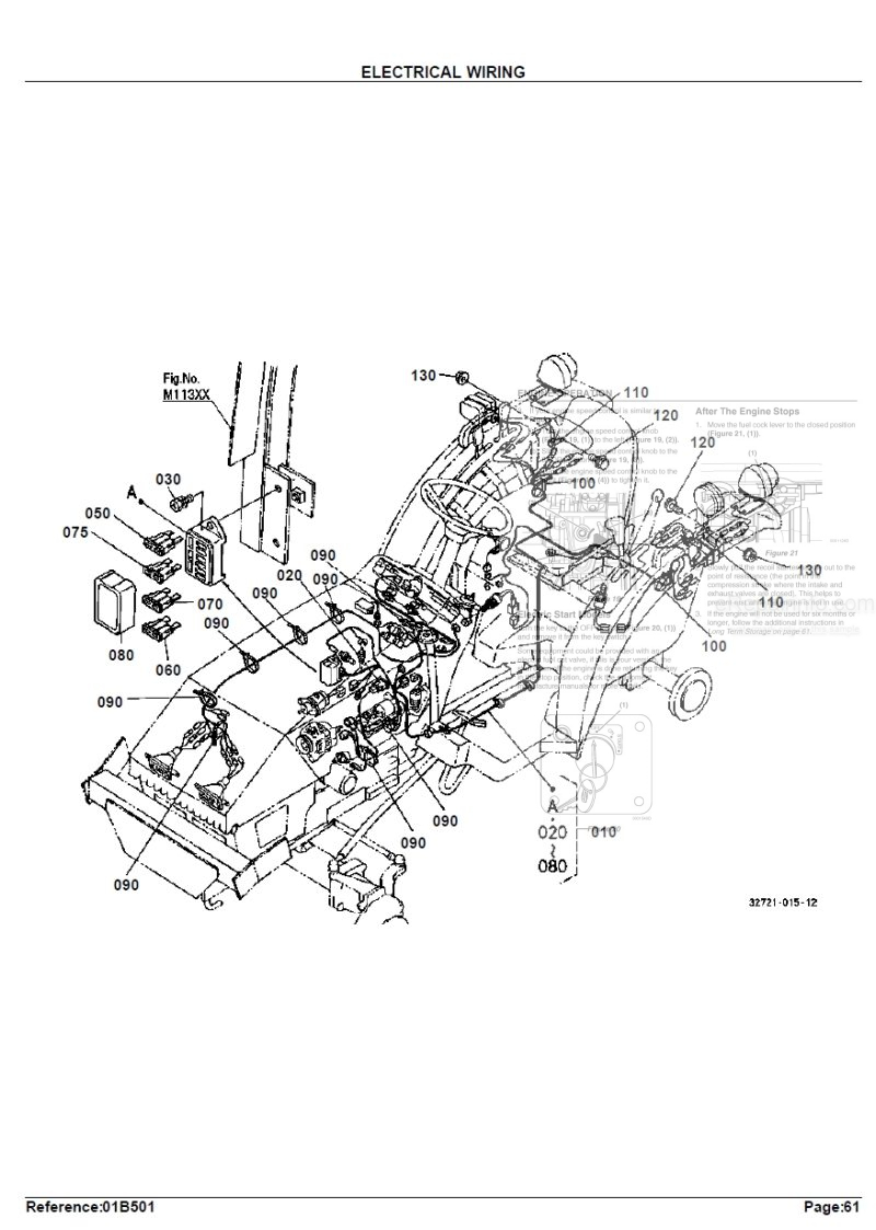 Photo 1 - Kubota B21 Parts Book Tractor in PDF