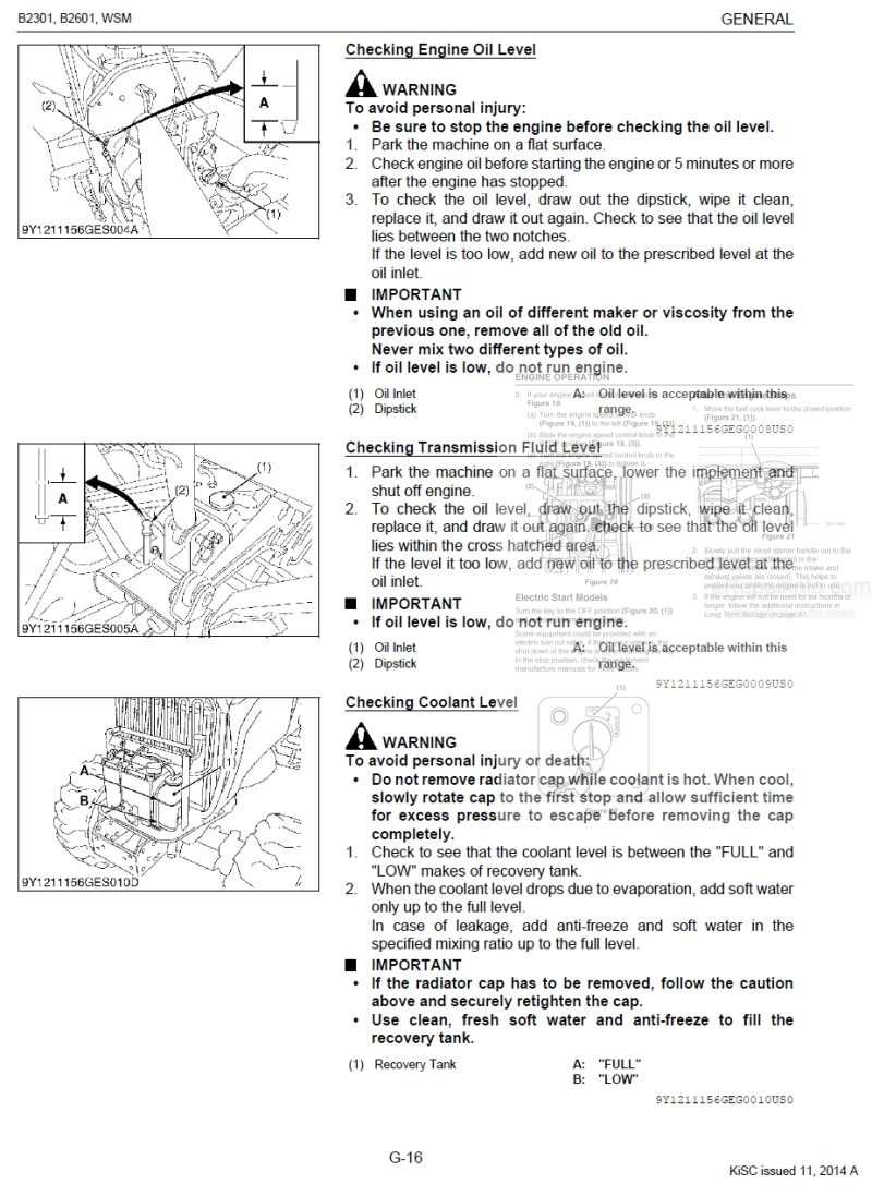 Photo 1 - Kubota B2301 B2601 Workshop Manual Tractor in PDF