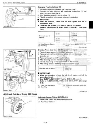 Photo 1 - Kubota B2410 B2710 B2910 B7800 Workshop Manual Workshop Supplement For 7800HSD Tractor in PDF