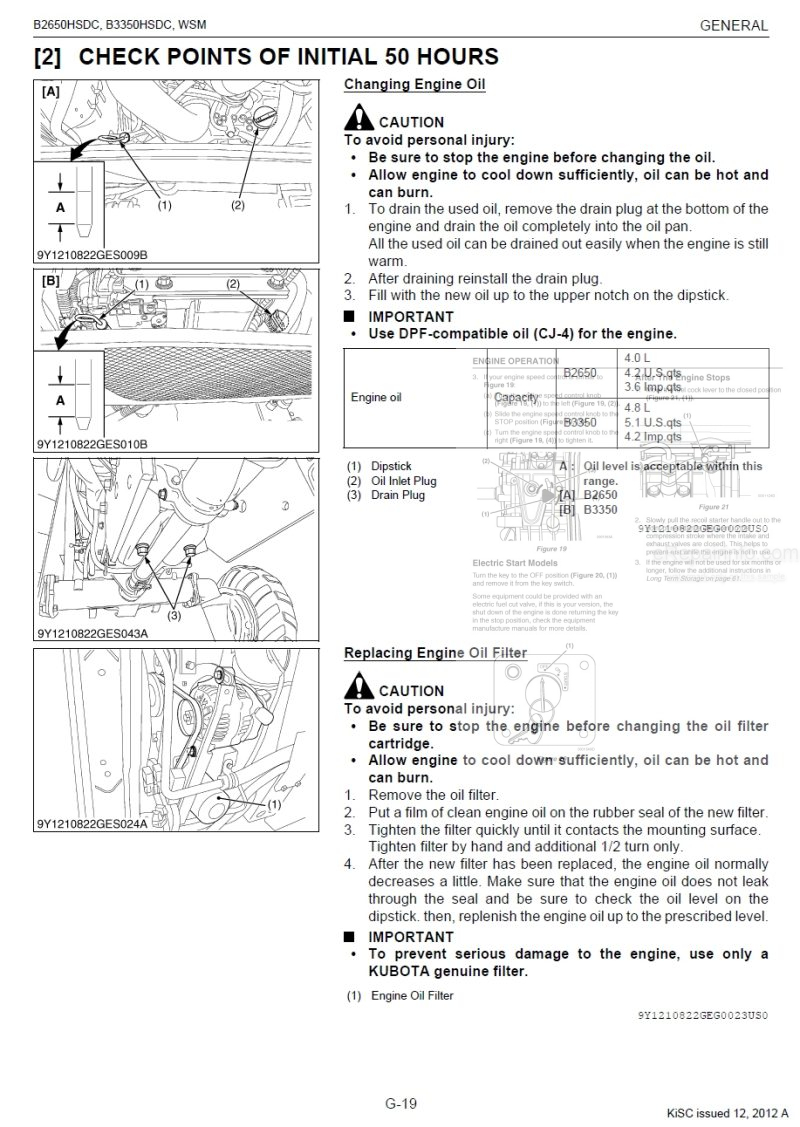 Photo 1 - Kubota B2650HSDC B3350HSDC Workshop Manual Tractor in PDF