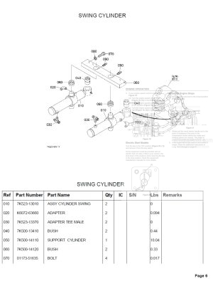 Photo 6 - Kubota B26 BT820 Parts Book Backhoe in PDF