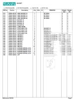 Photo 5 - Kubota BH75 Parts Book Backhoe in PDF