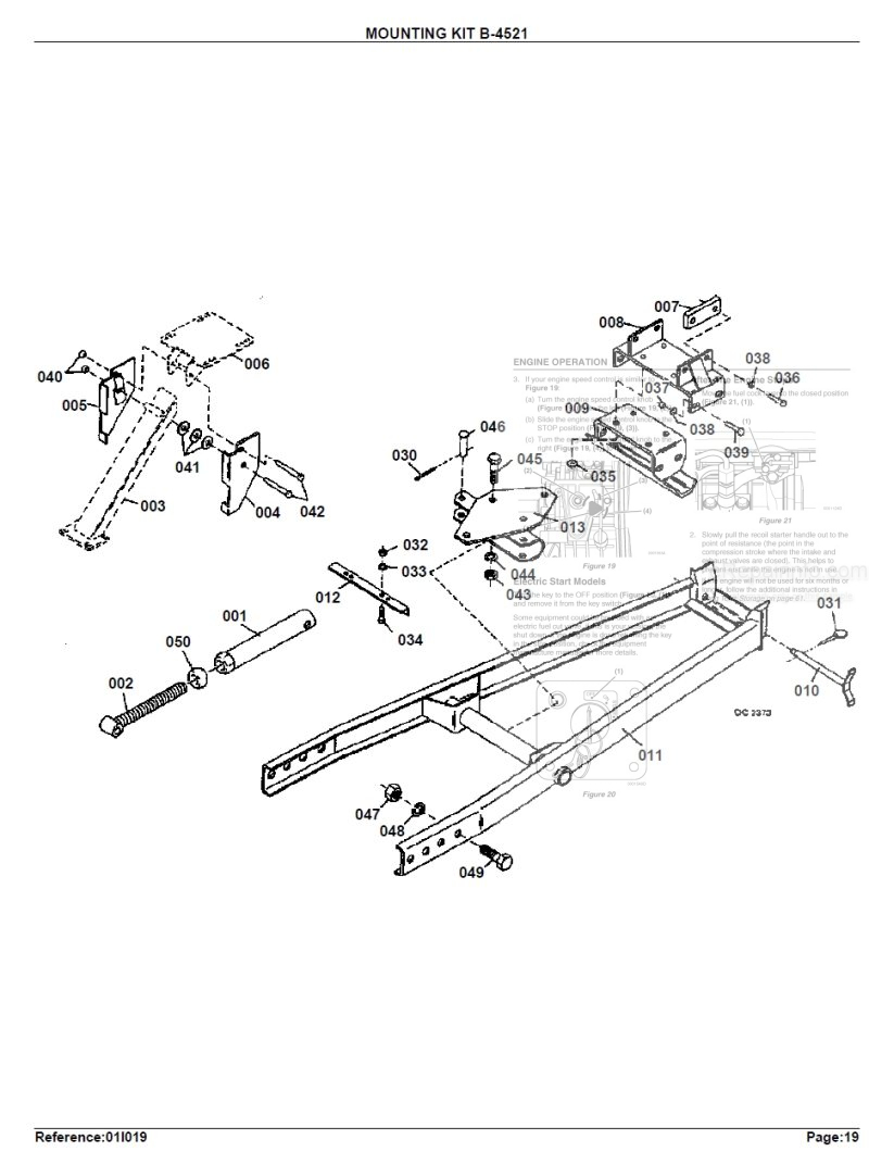 Photo 1 - Kubota BL4520B L4530B Parts Book Backhoe in PDF