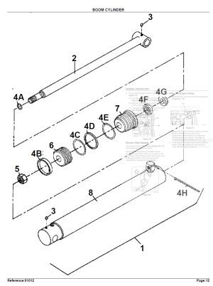 Photo 3 - Kubota BL4520 Parts Book Backhoe in PDF