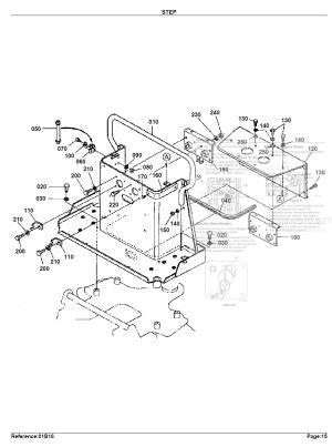 Photo 9 - Kubota BT751 Parts Book Backhoe in PDF