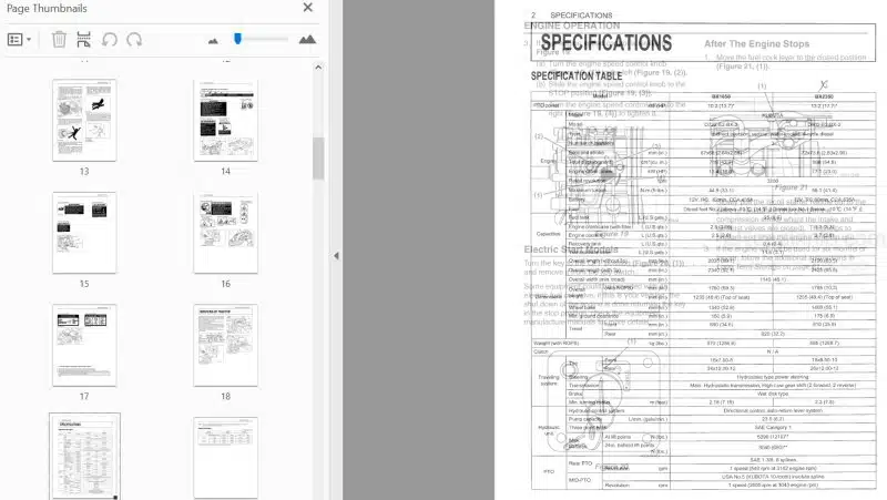 Photo 1 - Kubota BX1850 BX2350 Operators Manual Tractor K2581-7121-2 in PDF