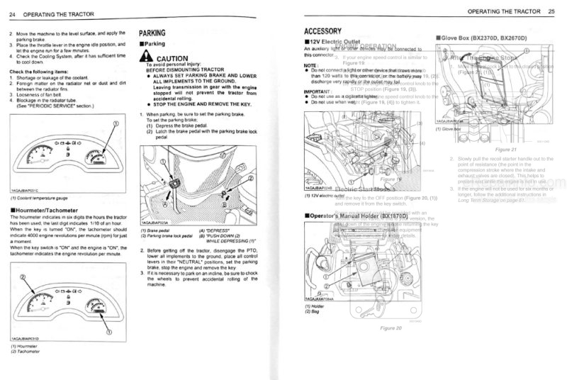 Photo 1 - Kubota BX1870 BX2370 BX2670 Operators Manual Tractor 2771-7121-1 in PDF