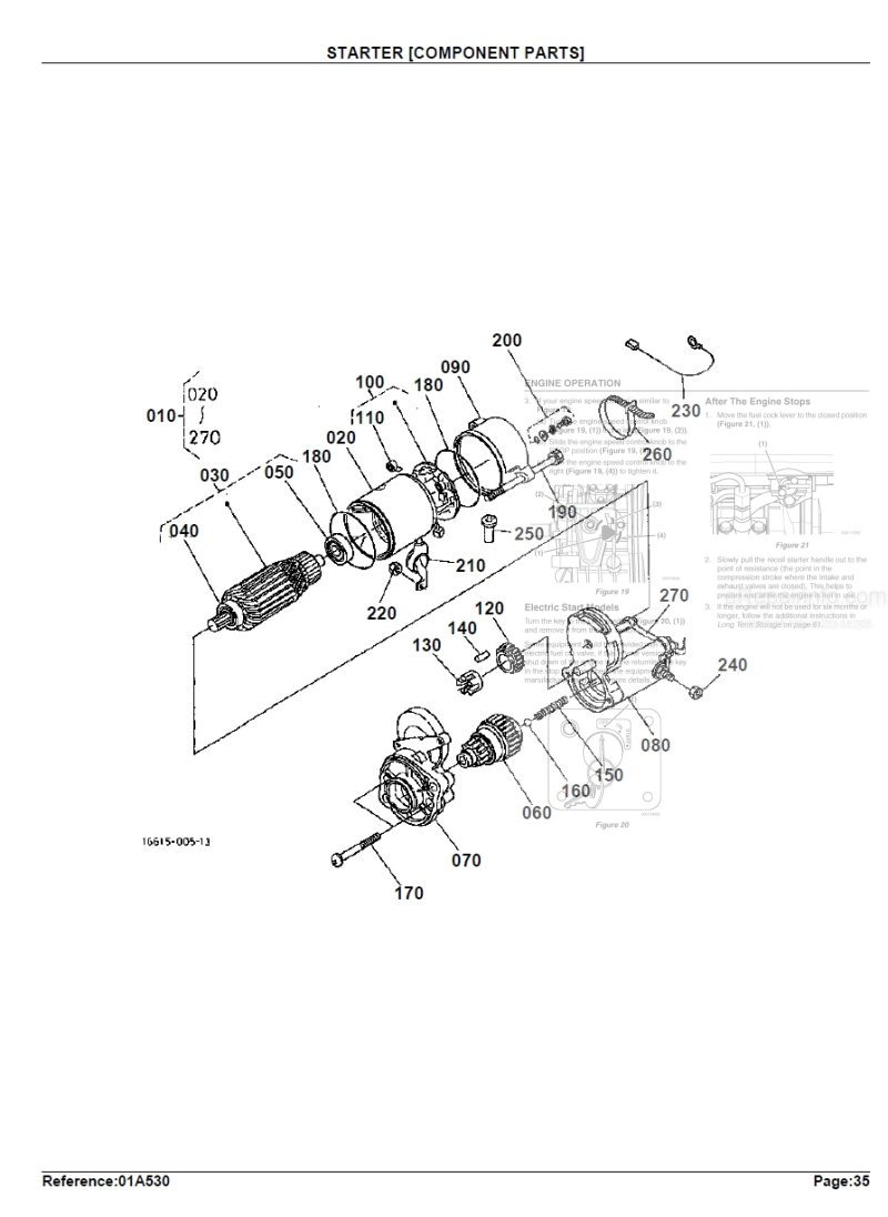 Photo 1 - Kubota BX22D Parts Book Tractor in PDF