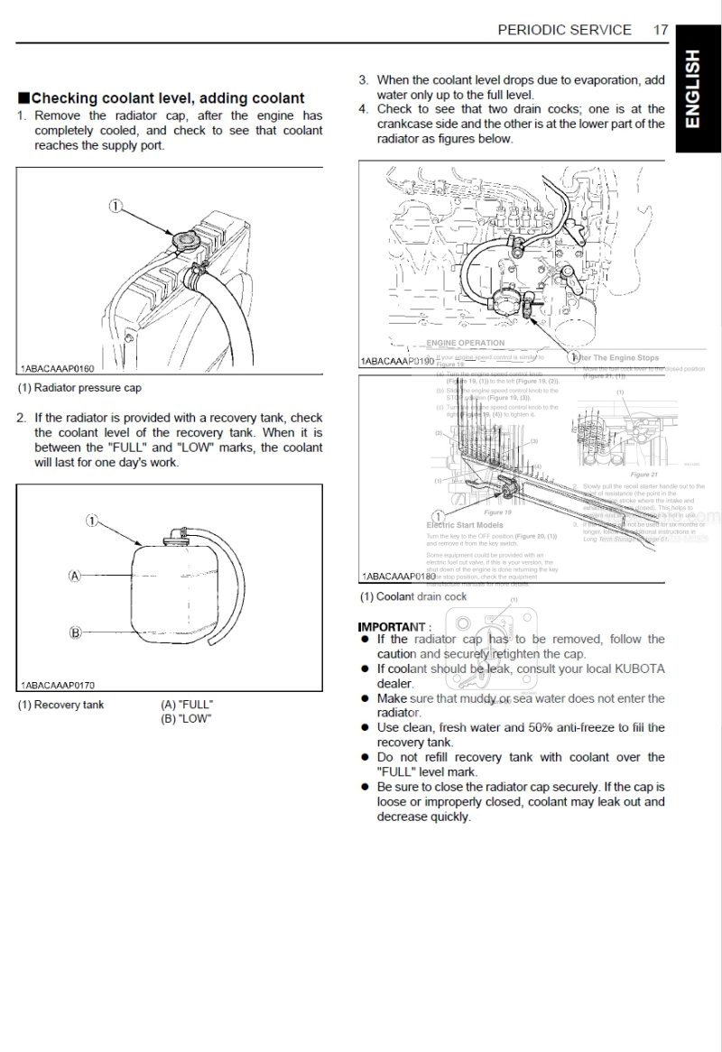 Photo 1 - Kubota Operators Manual D1503ME To D1803ME V2003ME To V2403ME Diesel Engine in PDF