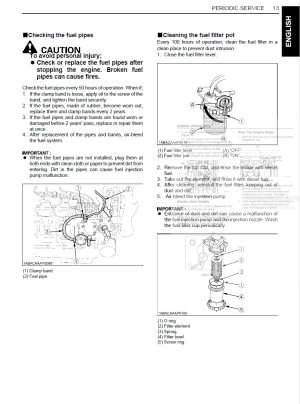 Photo 6 - Kubota D1503-M-E To V2403-M-E Operators Manual Diesel Engine 1G932-8916-5 in PDF