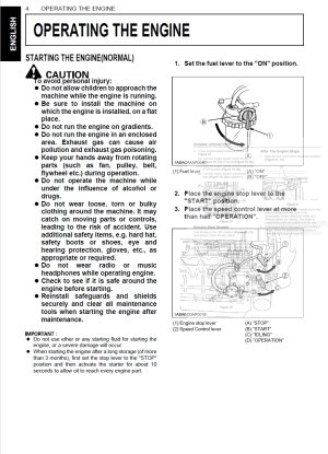 Photo 1 - Kubota D1703-M-DI-E4 Operators Manual Diesel Engine D2364 in PDF