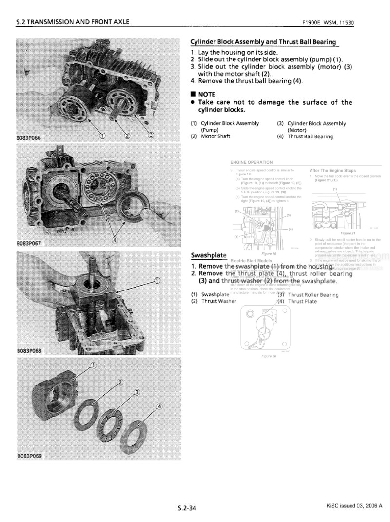 Photo 1 - Kubota F1900 F1900E Workshop Manual Mower 97897-11532 in PDF