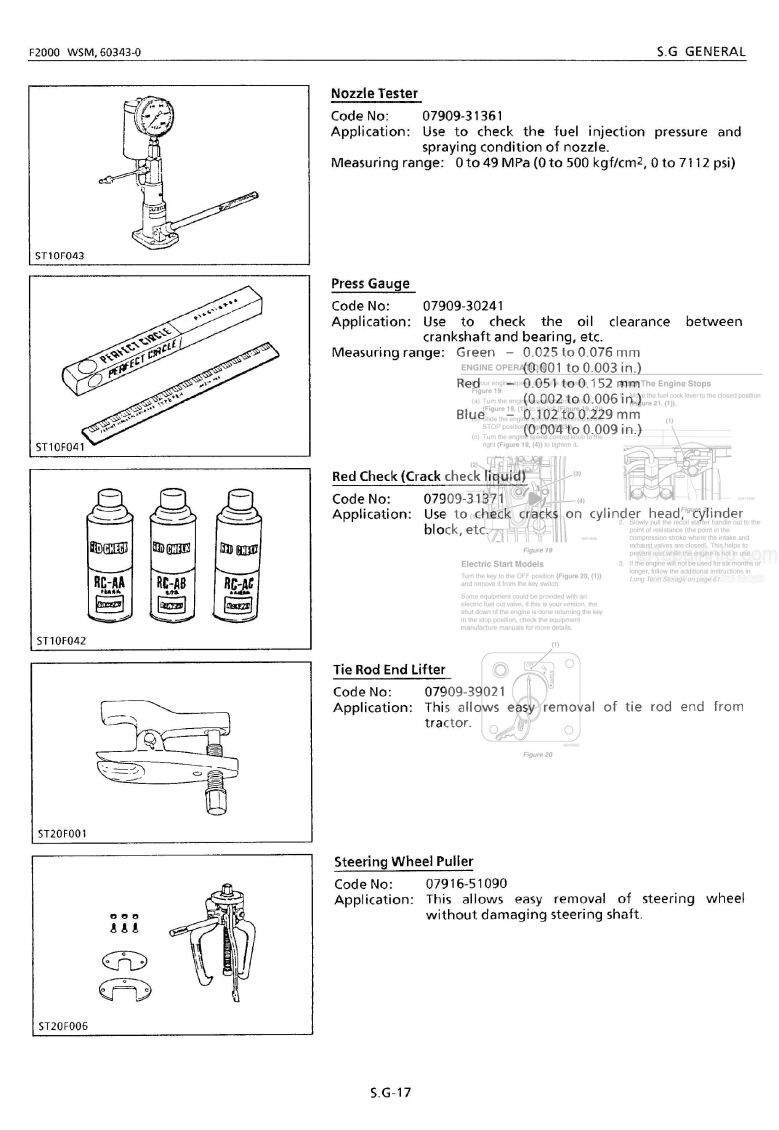 Photo 1 - Kubota F2000 F2000-II F2400 Workshop Manual Mower in PDF
