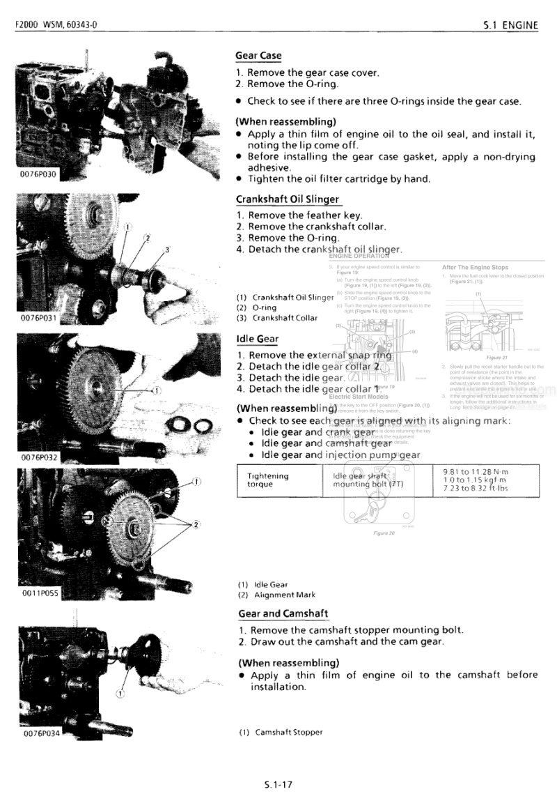 Photo 1 - Kubota F2000 Workshop Manual Front Mower in PDF