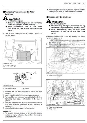 Photo 4 - Kubota F2890 F3690 Operators Manual Front Mower K3603-6291-1 in PDF