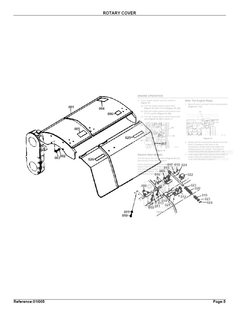 Photo 1 - Kubota FL850 Parts Book Rotary Tiller in PDF