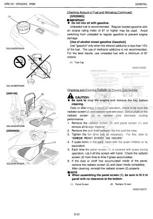 Photo 2 - Kubota GR2100 GR2000G Workshop Manual Lawn Tractor in PDF