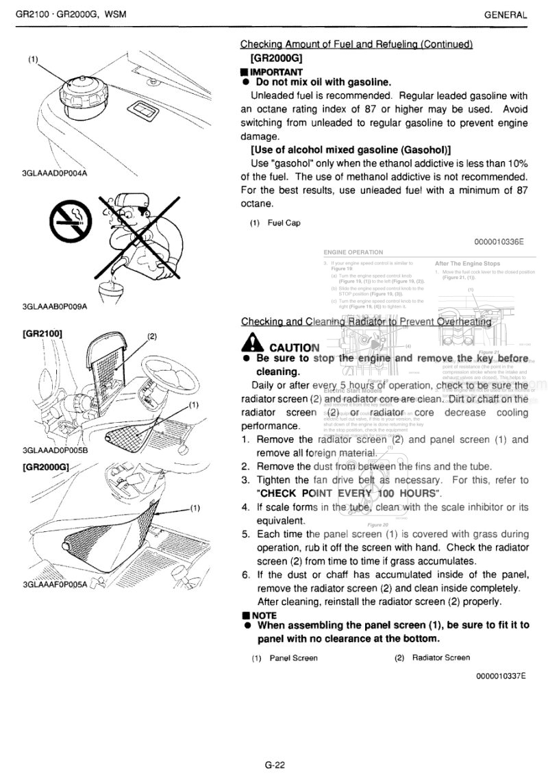 Photo 1 - Kubota GR2100 GR2000G Workshop Manual Lawn Tractor in PDF
