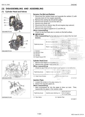 Photo 9 - Kubota GR2110 RCK48GR Workshop Manual Mower 9Y111-01050 in PDF