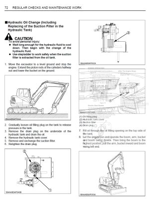 Photo 1 - Kubota KX080-3S Operators Manual Compact Excavator RD819-8131-7 in PDF