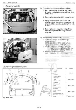 Photo 5 - Kubota KX61-3 KX71-3 Workshop Manual Service And Mechanism Chapter Excavator in PDF