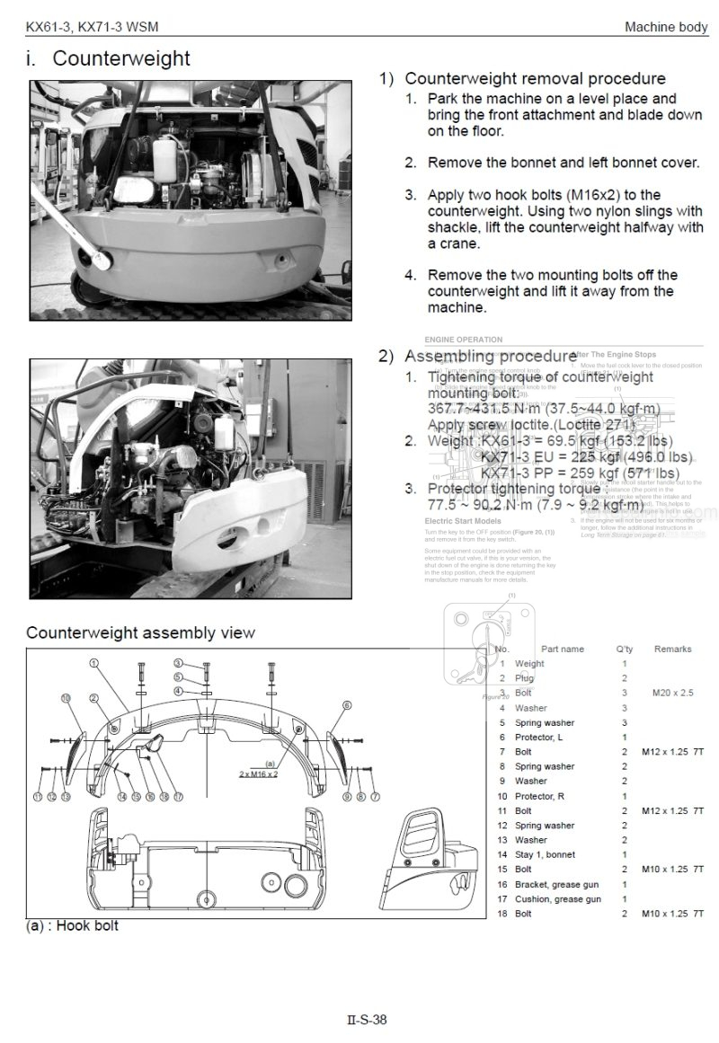 Photo 1 - Kubota KX61-3 KX71-3 Workshop Manual Service And Mechanism Chapter Excavator in PDF
