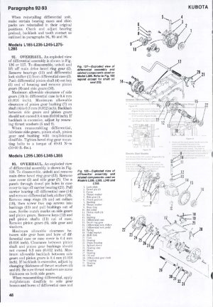 Photo 9 - Kubota L185 To L355 Shop Manual Tractor in PDF