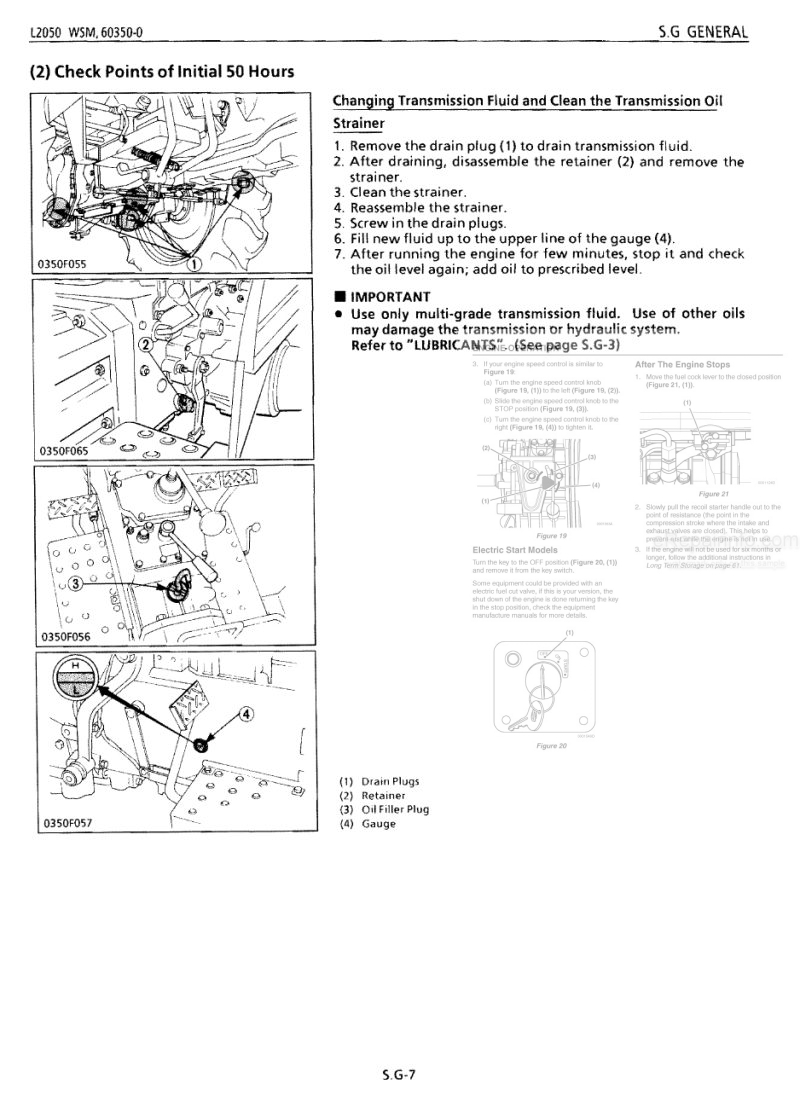 Photo 1 - Kubota L2050 Workshop Manual Tractor in PDF