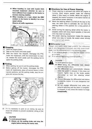 Photo 8 - Kubota L2250 L2550 L2850 L3250 Operators Manual Tractor 32430-1972-1 in PDF