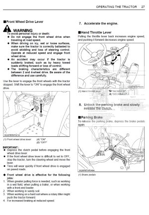 Photo 5 - Kubota L2501 Operators Manual Tractor TC550-1971-1 in PDF