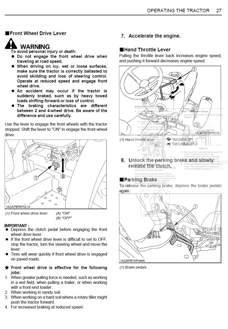 Photo 1 - Kubota L2501 Operators Manual Tractor TC550-1971-1 in PDF