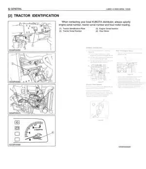 Photo 2 - Kubota L2600 L3000 Workshop Manual Tractor in PDF