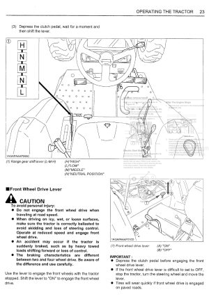 Photo 6 - Kubota L2800 L3400 Operators Manual Tractor in PDF