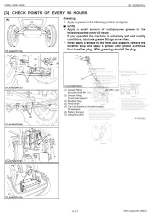 Photo 6 - Kubota L2800 L3400 Workshop Manual Tractor in PDF