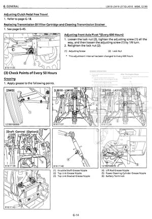 Photo 8 - Kubota L3010 L3410 L3710 L4310 L4610 Workshop Manual Tractor 9789712191 in PDF