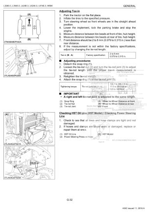 Photo 7 - Kubota L3240-3 L2540-3 L4240-3 L5240-3 L5740-3 Workshop Manual Tractor 9Y111-06241 in PDF