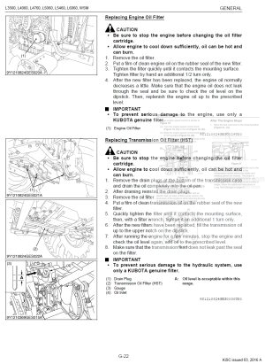 Photo 9 - Kubota L3560 L4060 L4760 L5060 L5460 L6060 Workshop Manual Tractor in PDF