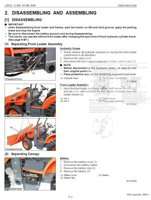 Photo 5 - Kubota L39 TL1000 BT1000 Workshop Manual Tractor Front Loader Backhoe in PDF