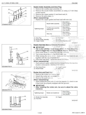Photo 1 - Kubota L45 TL1000A BT1000A Workshop Manual Tractor Front Loader Backhoe in PDF