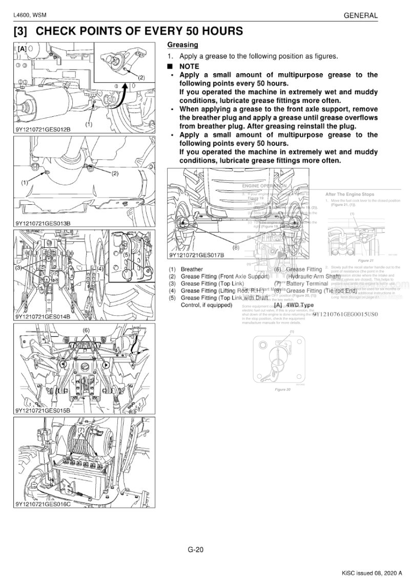 Photo 1 - Kubota L4600 Workshop Manual Tractor 9Y111-07611 in PDF