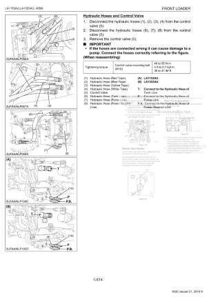 Photo 10 - Kubota LA1153AU LA1353AU Workshop Manual Front Loader 9Y111-04012 in PDF